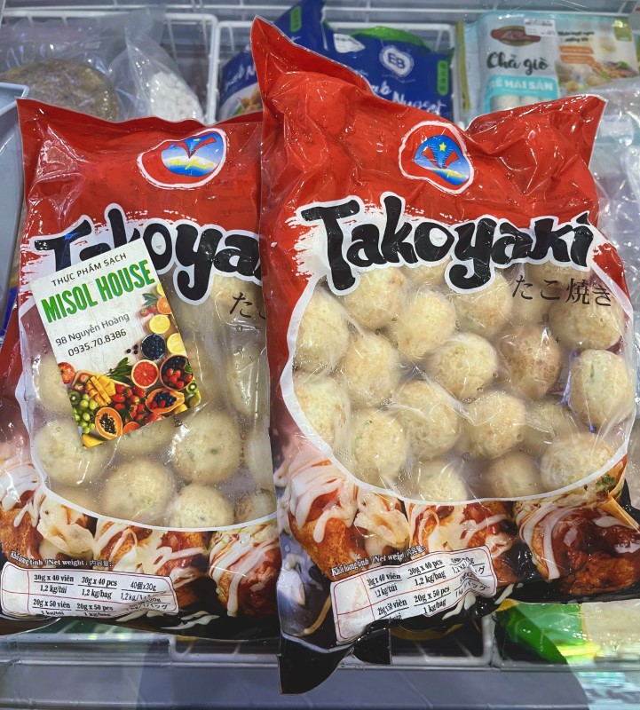 Bánh Takoyaki túi 40 viên 1.2kg
