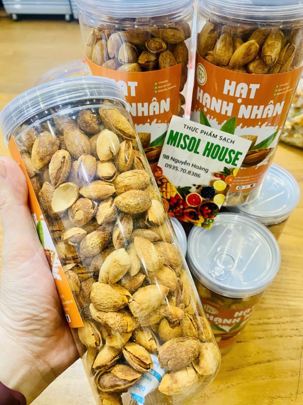 Hạnh nhân rang bơ lon PET 500gr