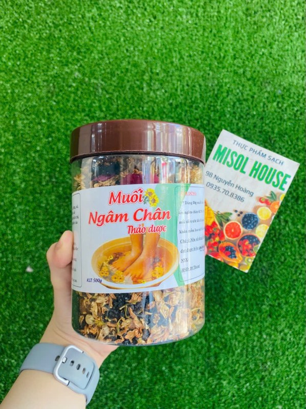 Muối ngâm chân - hũ 500gr 