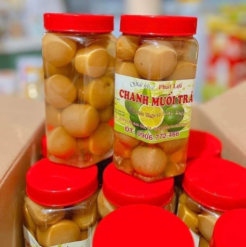 Chanh muối trái hũ 900gr