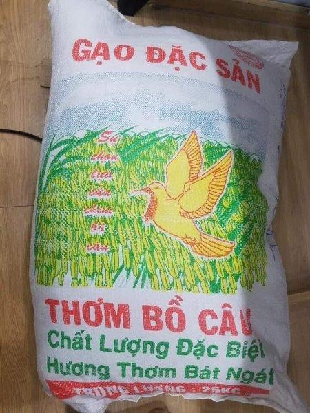 Gạo thơm lài sữa đặc sản Trà Vinh - Bao 25kg (2020)