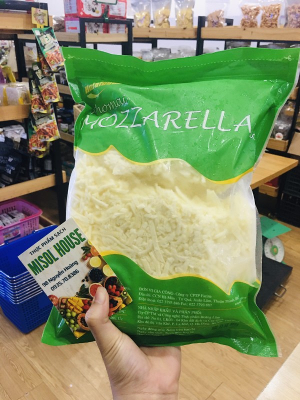 Phô mai bào Mozzarella gói 1kg